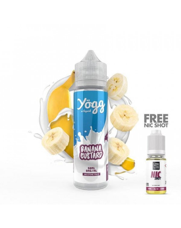 Yogg Banana Custard 50ml Short Fill E-Liquid