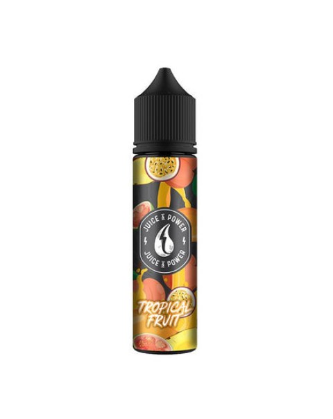 Juice N Power Tropical Fruit 50ml Short Fill E-liquid